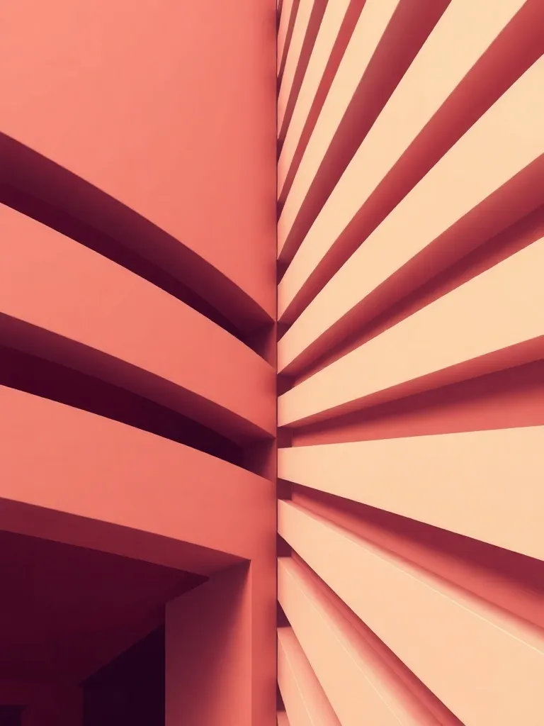 Abstract architectural lines representing software code stru